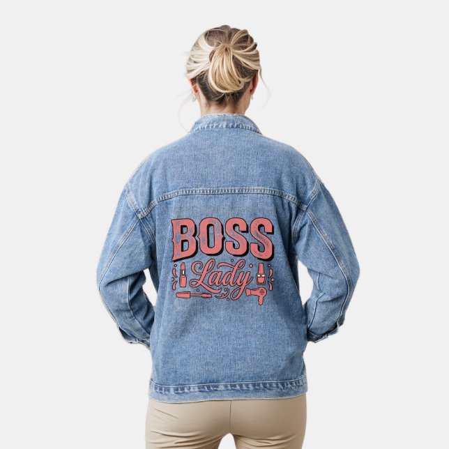 Boss Lady Beauty Denim Jacket (Model)