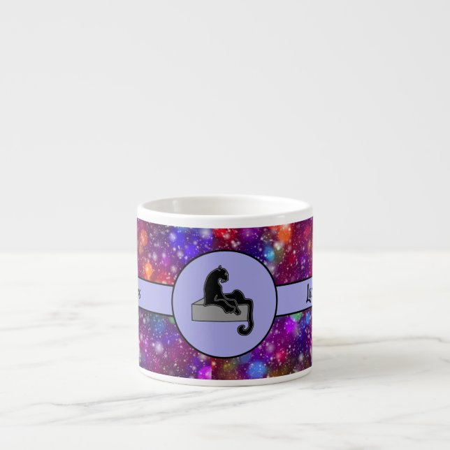 Boss Lady Black Cat and Illumination Espresso Cup (Front)
