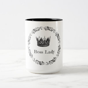 Boss Lady CEO Manager Director  Two-Tone Coffee Mug