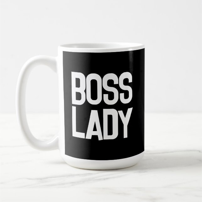 BOSS LADY COFFEE MUG (Left)