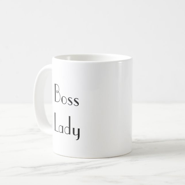 Boss Lady Coffee Mug (Front Left)