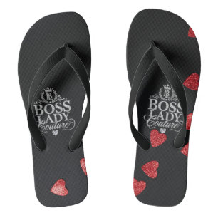 Boss Lady Couture Pair of Flip Flops