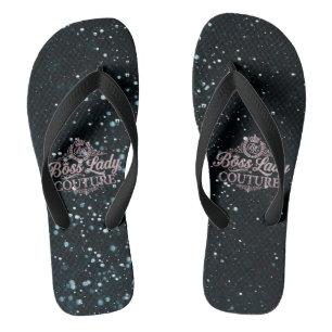 Boss Lady Couture Pair of Flip Flops