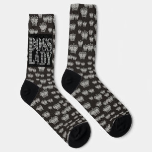 Boss Lady Crew Socks