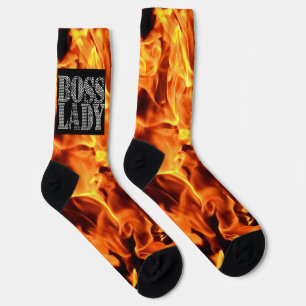 Boss Lady Crew Socks