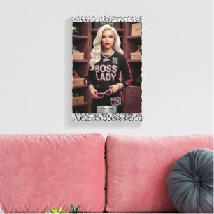 Boss Lady Glam Doll Canvas Print