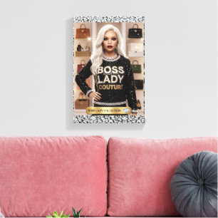 Boss Lady Glam Doll Canvas Print