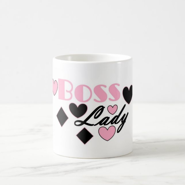 Boss Lady Hearts Mug (Center)
