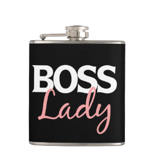 Boss lady hip flask