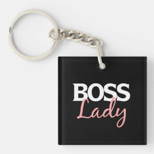 Boss lady keychain