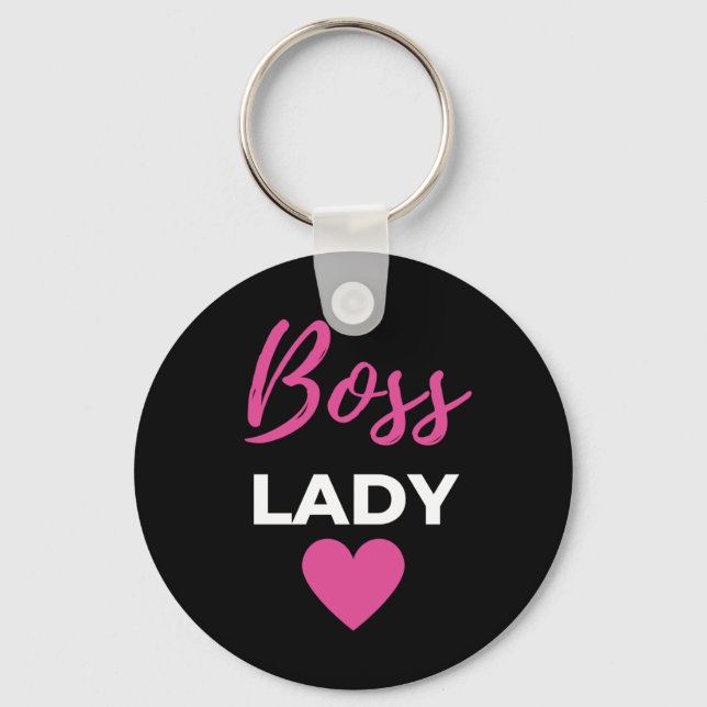 Boss Lady Keychain (Front)