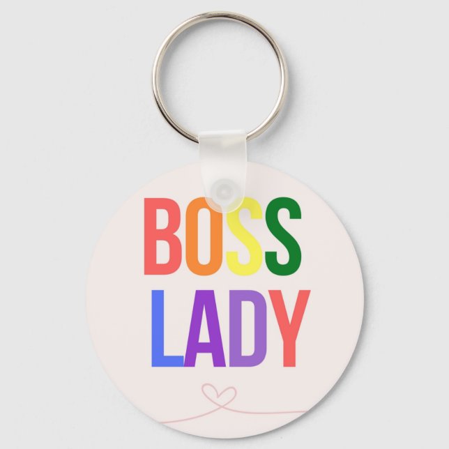 BOSS LADY KEYCHAIN (Front)