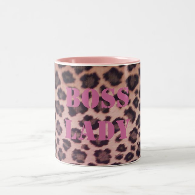Boss Lady Leopard Mug (Center)