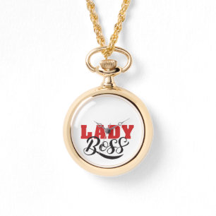 Boss Lady Mindset – Powerful Women Quote Design Watch