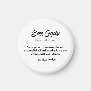 Boss Lady Mug – Empowered Woman Gift, Confidence Magnet