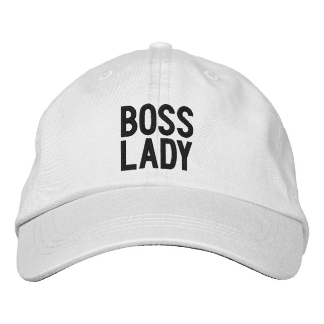 Boss Lady Personalized Adjustable Hat (Front)