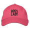 Boss Lady Personalized Adjustable Hat
