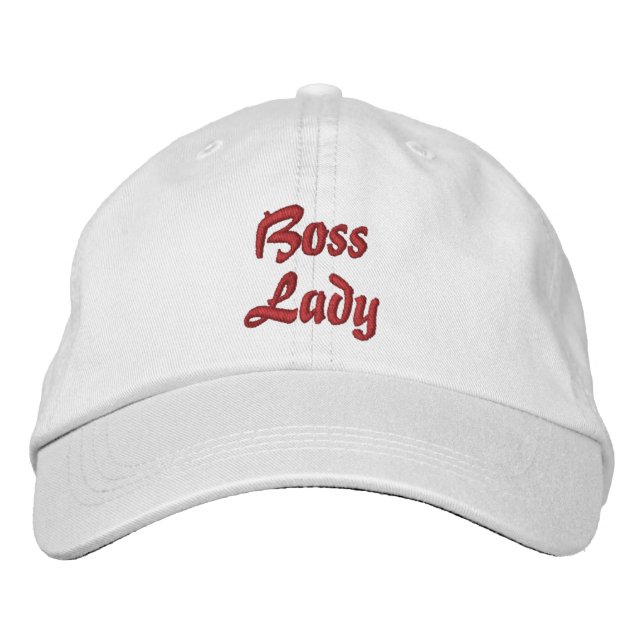 Boss Lady Personalized Adjustable Hat (Front)