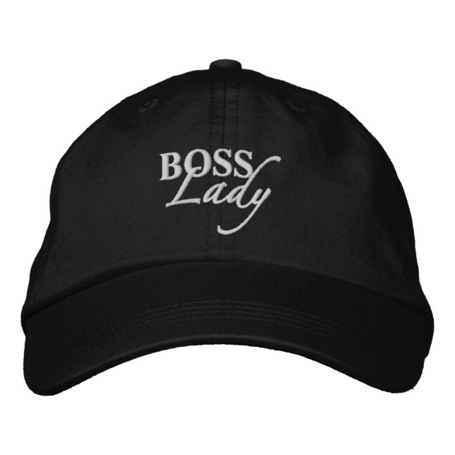 Boss Lady Personalized Adjustable Hat (Front)