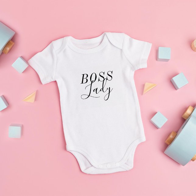 Boss Lady Personalized Shower Baby Bodysuit (Creator Uploaded)