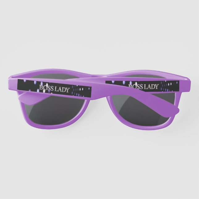Boss Lady Plastic Sunglasses (Back)
