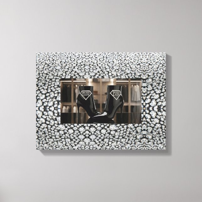 Boss Lady Stretched Canvas Print (Front)