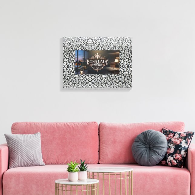 Boss Lady Stretched Canvas Print (Insitu(LivingRoom))