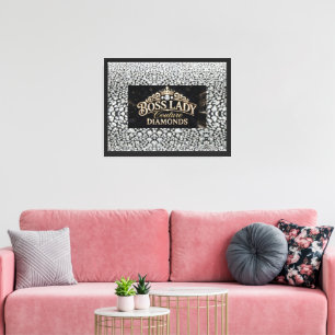 Boss Lady Stretched Canvas Print