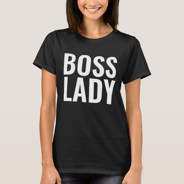 BOSS LADY T-SHIRTS TEES (Front)