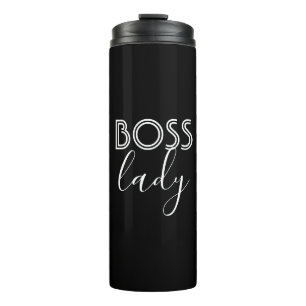 Boss Lady Thermal Tumbler   Black & White