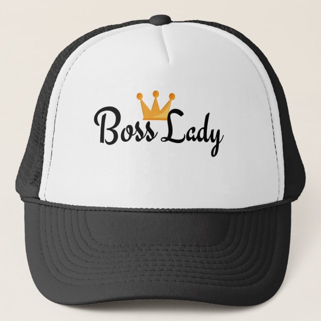 Boss Lady Trucker Hat (Front)