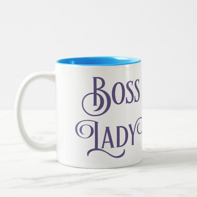 Boss Lady Two-Tone Coffee Mug (Left)