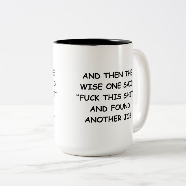 Boss Leaving Mug is a great goodbye gift Coworker (Front Right)