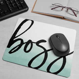 Boss Modern Typography Mouse Pad