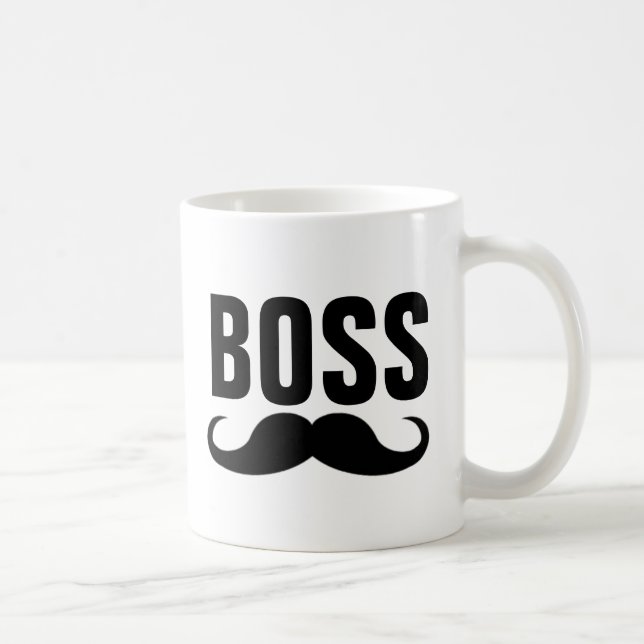BOSS Moustache coffee mugs (Right)