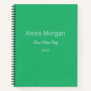 Boss Moves Daily Planner Notebook