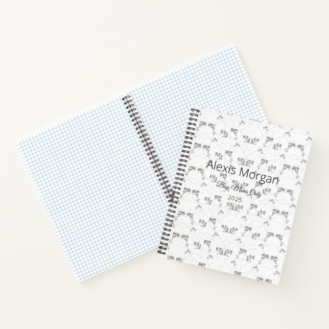 Boss Moves Daily Planner  Notebook (Inside)