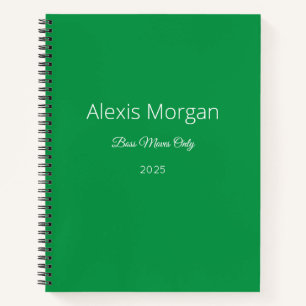 Boss Moves Daily Planner Notebook