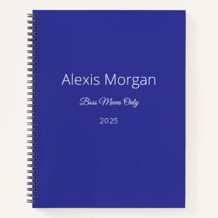 Boss Moves Daily Planner  Notebook