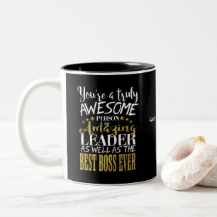 BOSS MUG -THANK YOU BOSS "awesome boss