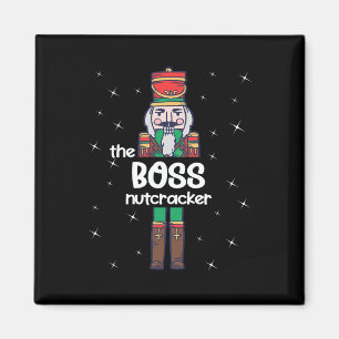 Boss Nutcracker Family Matching Funny Pajama Magnet