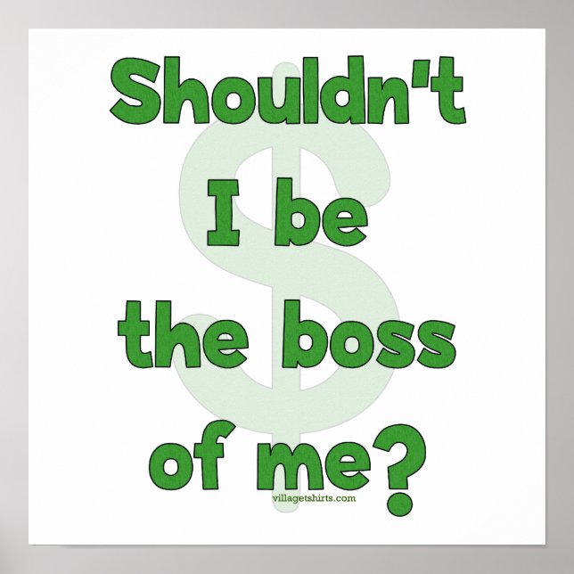 Boss Of Me Poster (Front)