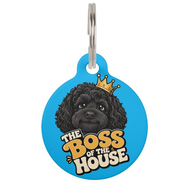 Boss of the House Dog Tag (Front)