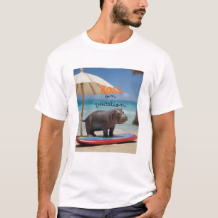 Boss on Vacation Moo Deng Series T-shirt