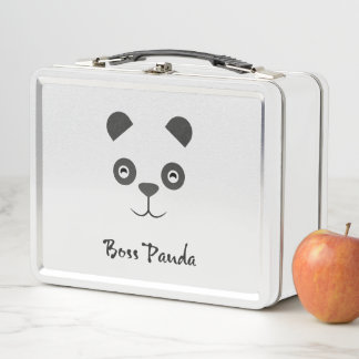 Boss Panda Tin Lunchbox