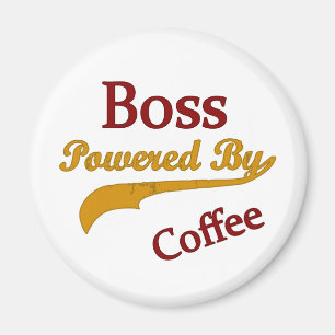 Boss Powered By Coffee Magnet