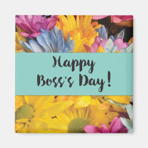 Boss’s Day Thanks Gerbera Daisies Magnet