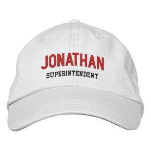 BOSS Synonym SUPERINTENDENT Custom Name V14K Embroidered Hat