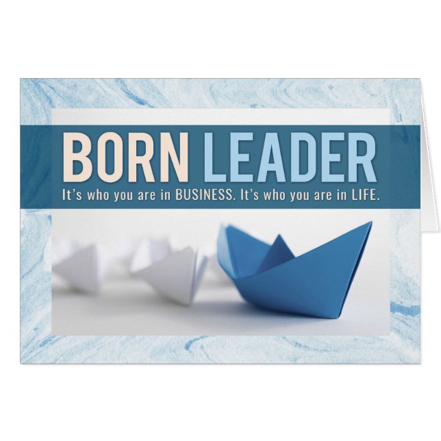 Boss Thanks, You're A Born Leader (Front Horizontal)