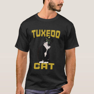 Boss Tuxedo Cat Cap Lovers Funny Tee Shirt for Mom